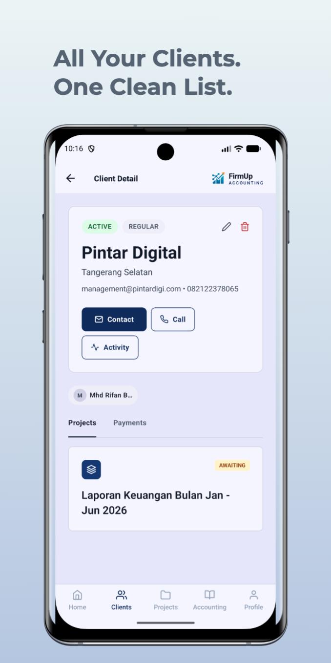 FirmUp Accounting - Finance Tracking